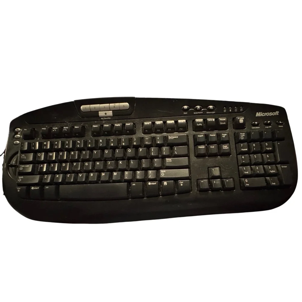 Microsoft Digital Media Keyboard 1.0A Model 1031 Multimedia USB KC-0405 WORKS